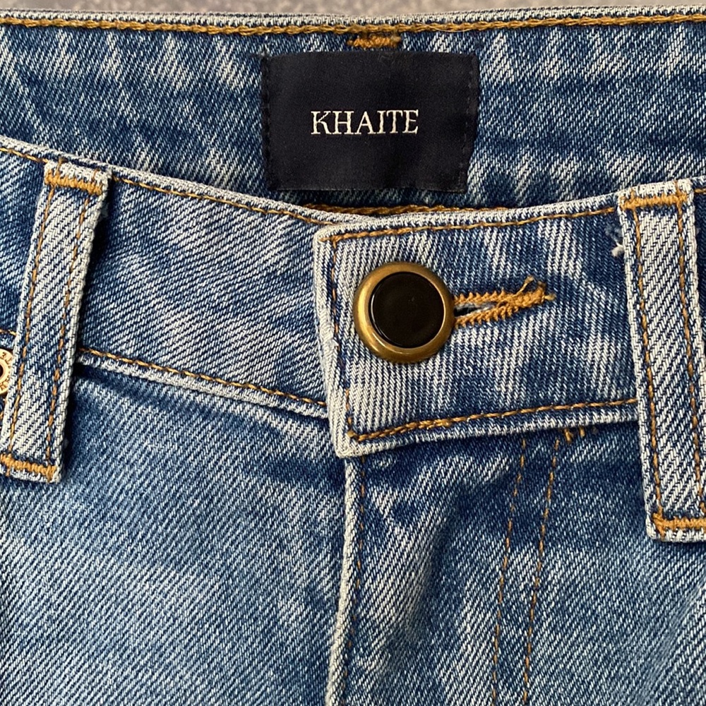 Khaite Victoria high rise jeans in size 24